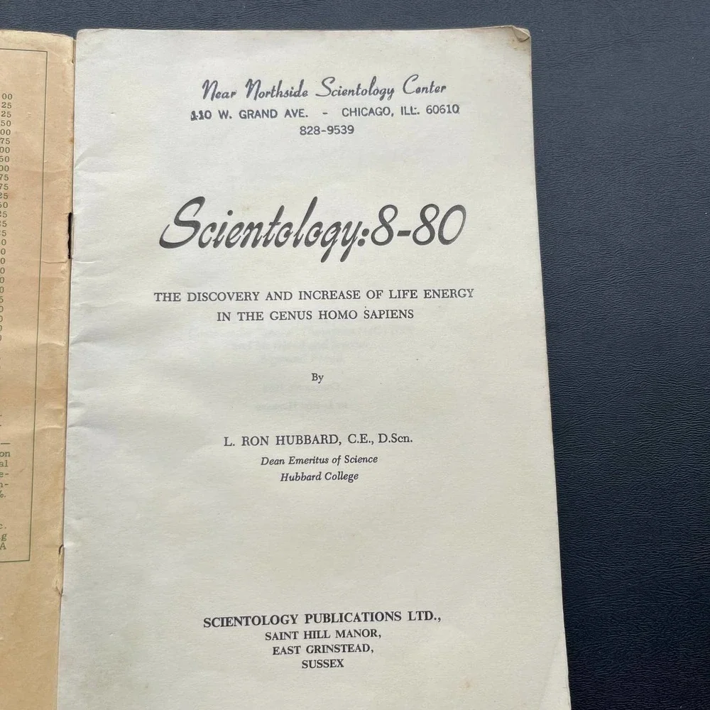 Scientology 8-80 The Discovery and Increase of Life Energy by L.Ron Hubbard